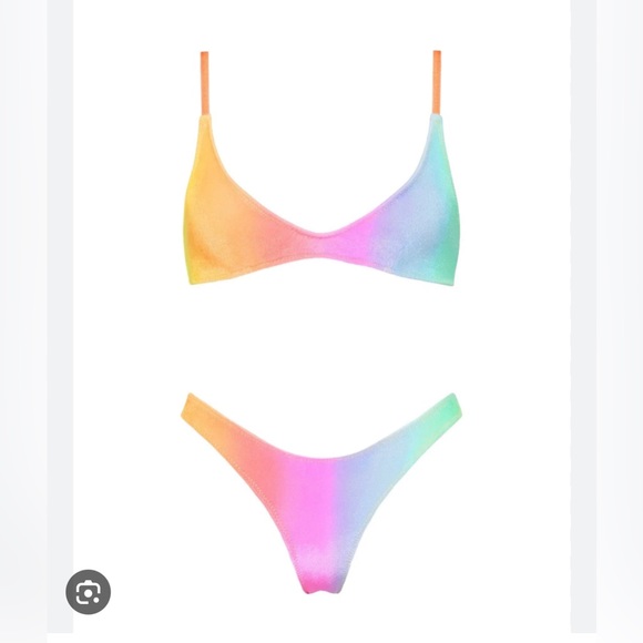 triangl swimwear Other - Triangl Rainbow Bikini